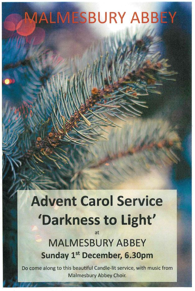Malmesbury Abbey Advent Carol Service 'Darkness to Light'
